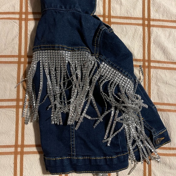 Fringe Denim Jacket - Picture 2 of 2